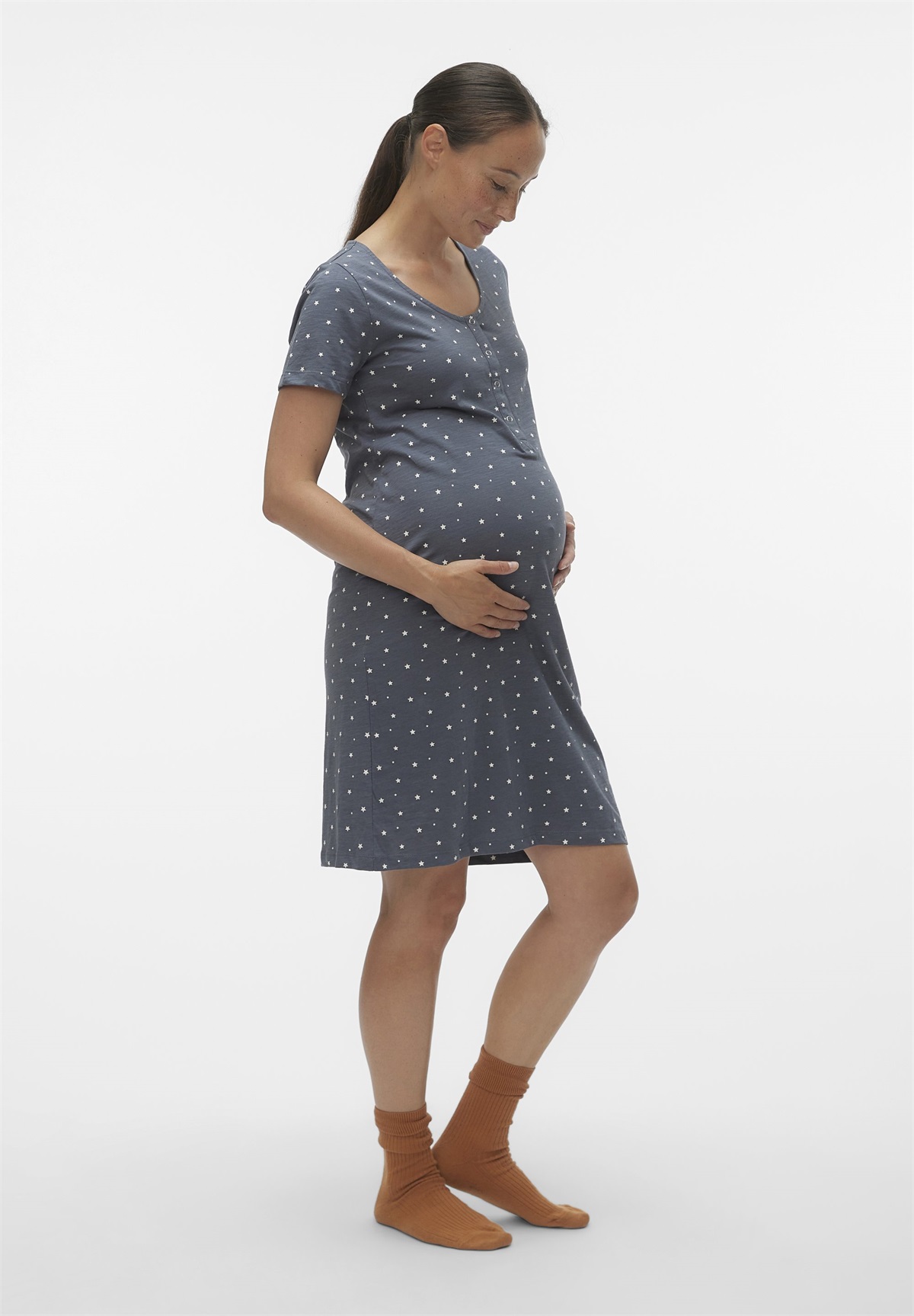 MAMALICIOUS Nachthemd - stormy weather/mehrfarbig