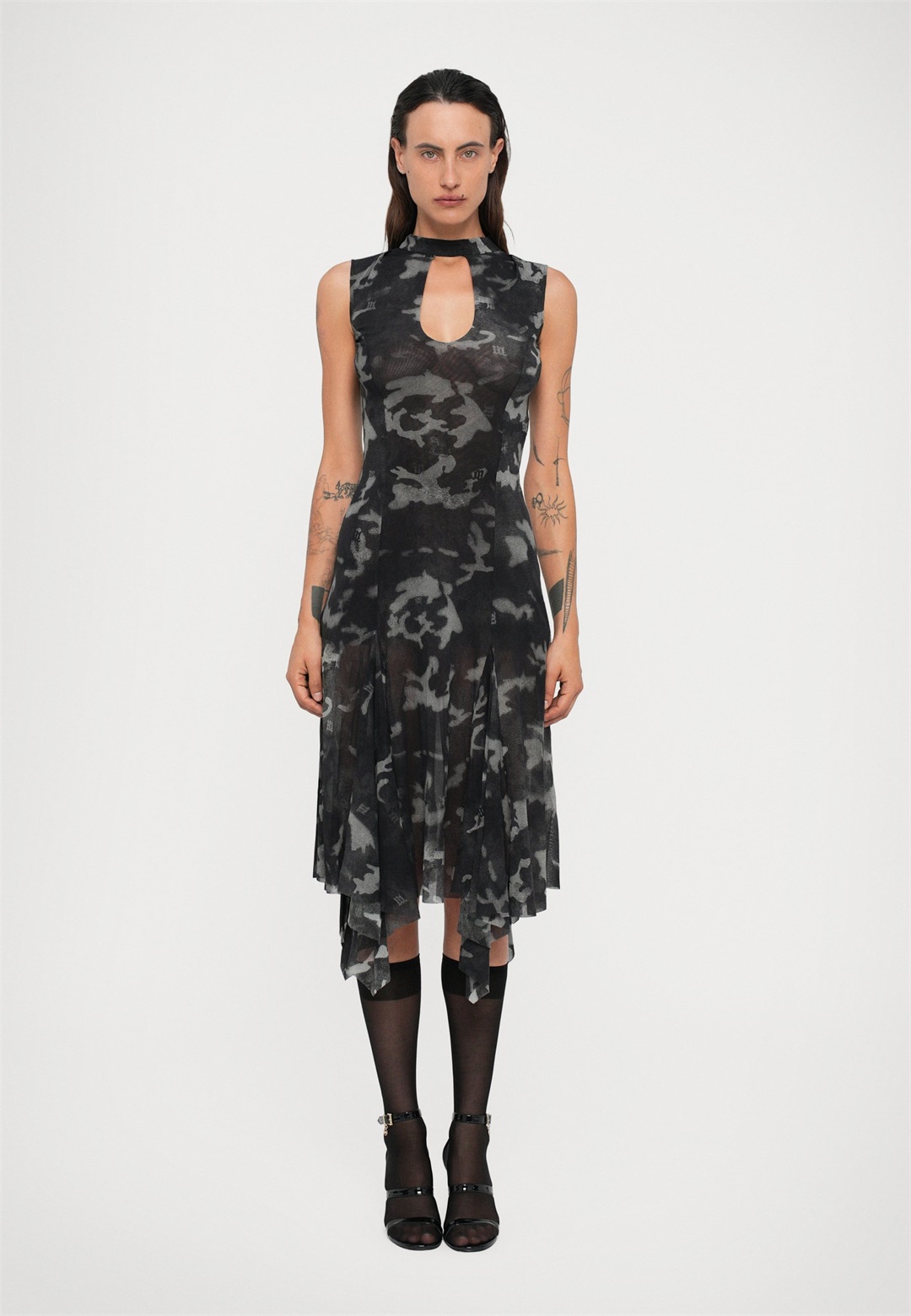 MISBHV MIDI DRESS - Freizeitkleid - multi-coloured/mehrfarbig