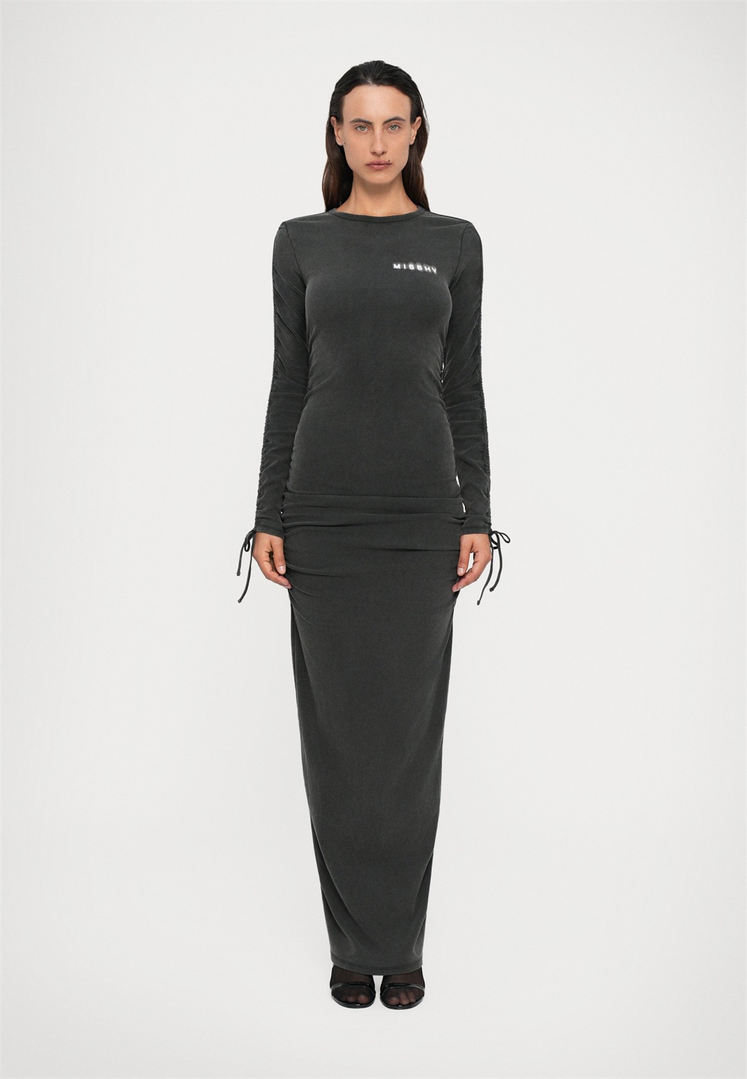 MISBHV COMMUNITY DRESS - Maxikleid - washed black/schwarz