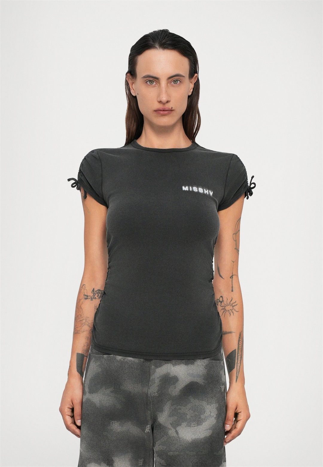 MISBHV COMMUNITY - T-Shirt print - washed black/schwarz