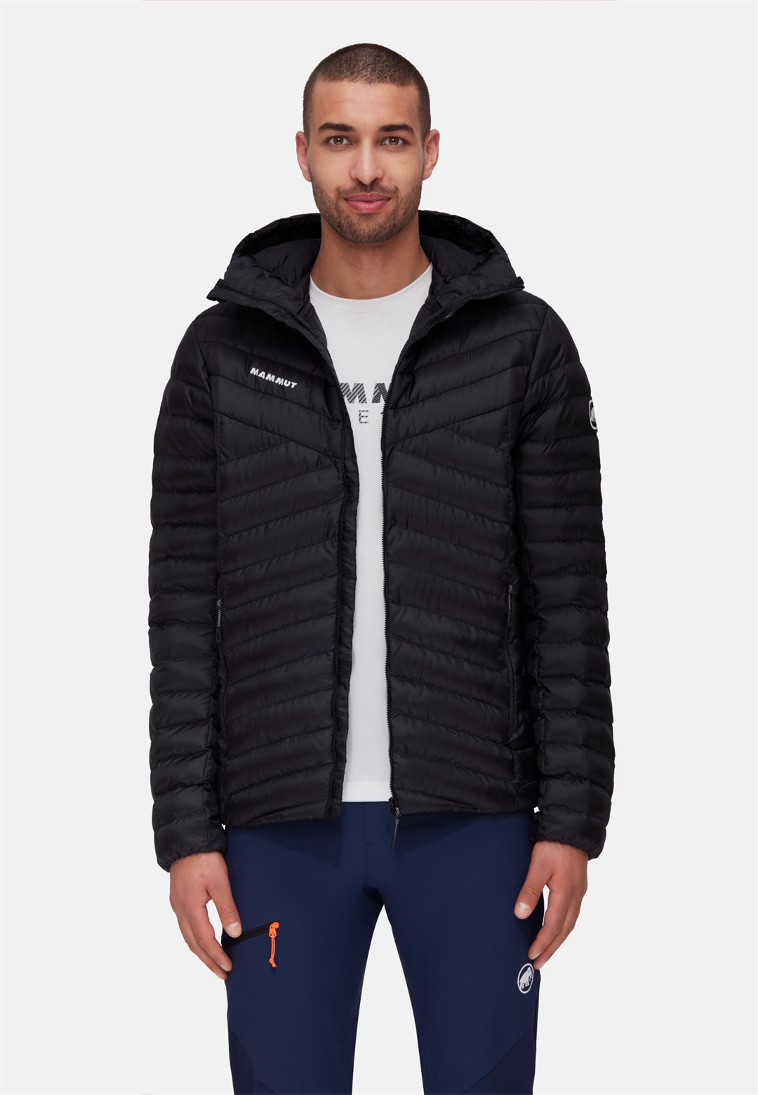 Mammut ALBULA HOODED - Winterjacke - black/schwarz