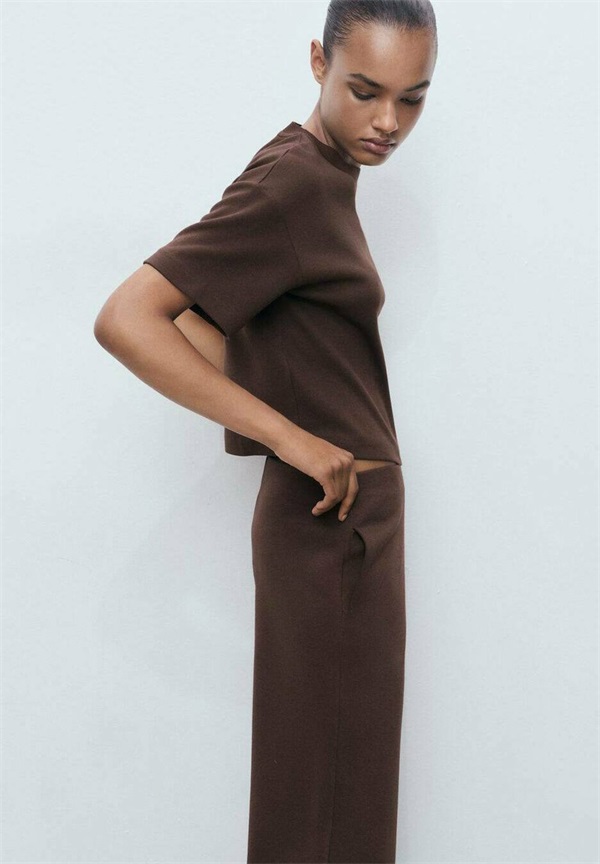 Mango Stoffhose - brown/braun