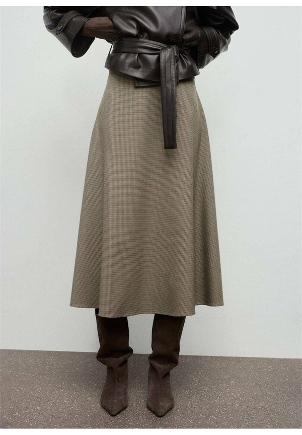 Mango A-Linien-Rock - light brown/hellbraun