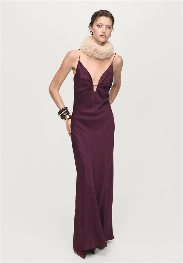 Mango Ballkleid - bordeaux