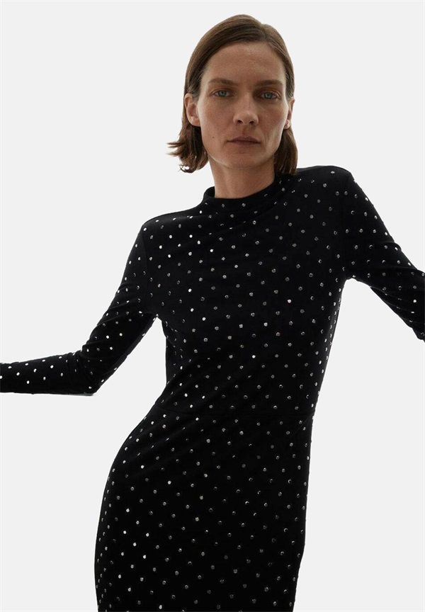 Mango Maxikleid - black/schwarz