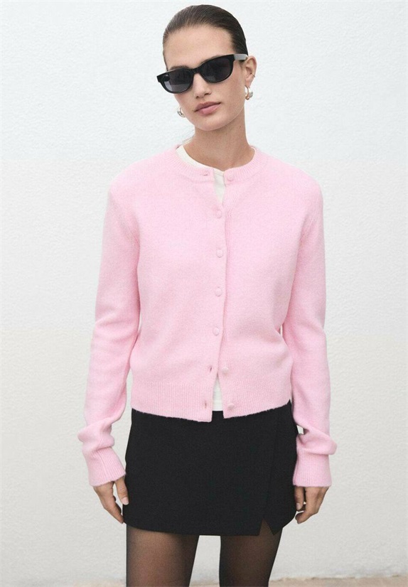 Mango Strickjacke - pink