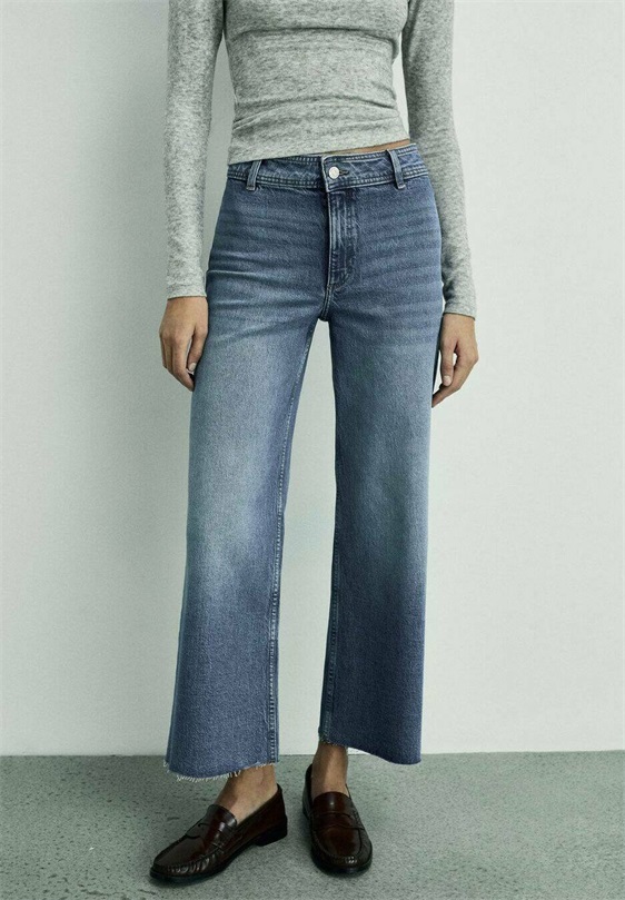 Mango Flared Jeans - blue/blau