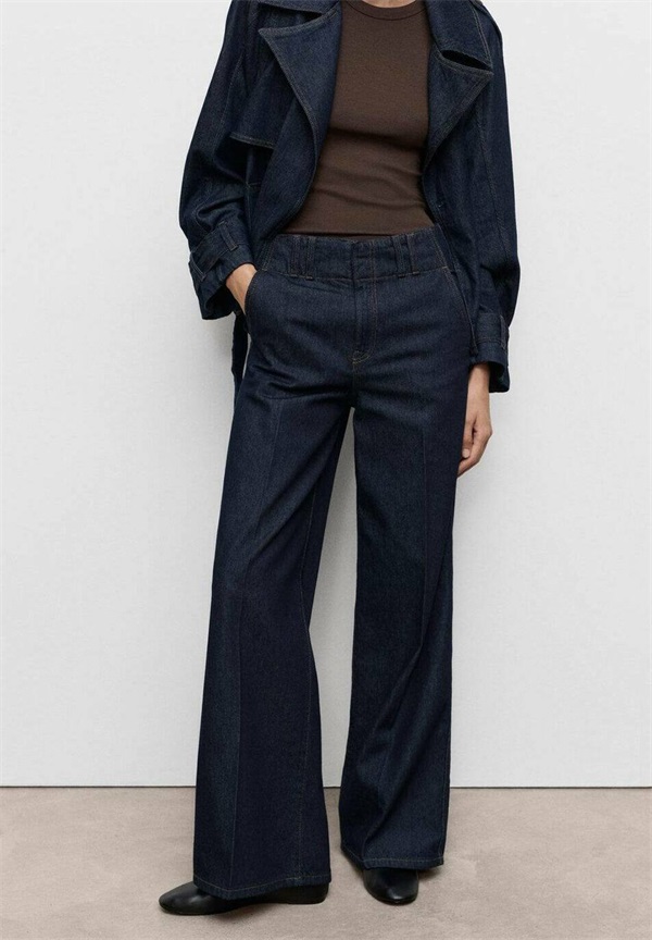 Mango Flared Jeans - blue/blau