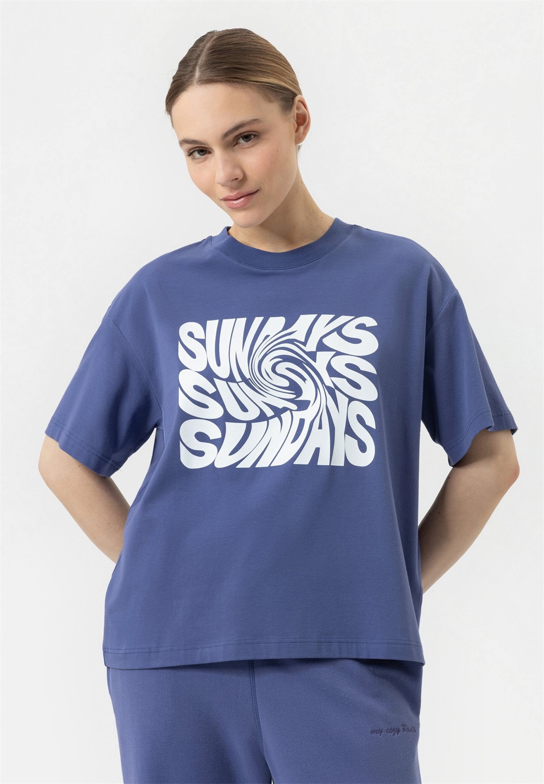 mey SERIE SOLID LOVE - Nachtwäsche Shirt - astral night/dunkelblau