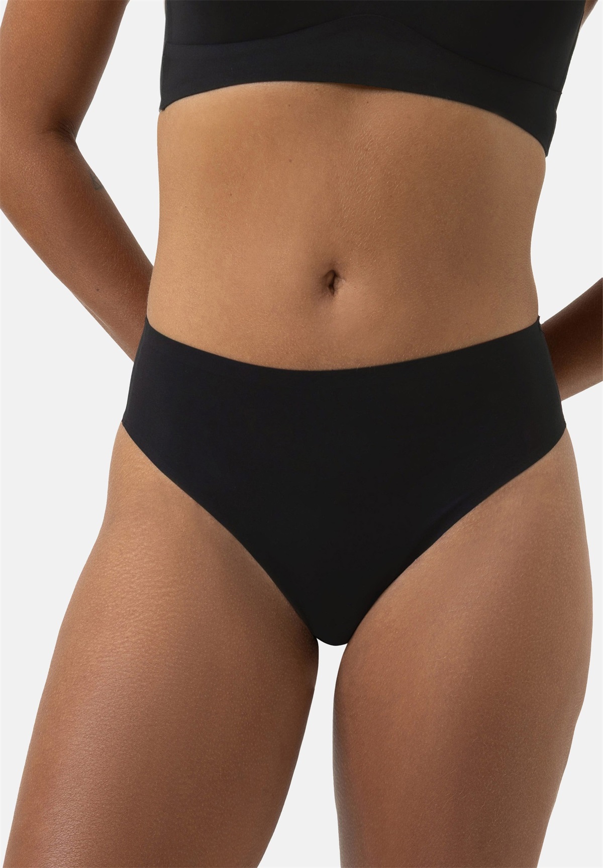 mey 3ER PACK BETTER INVISIBLES - String - schwarz blossom/schwarz