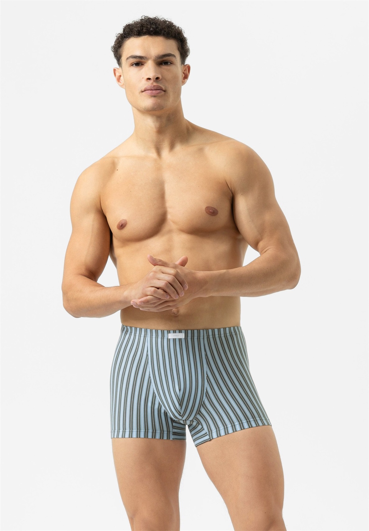 mey SERIE LIGHT BLOCK STRIPES - Boxer Briefs - grey hunter/grau