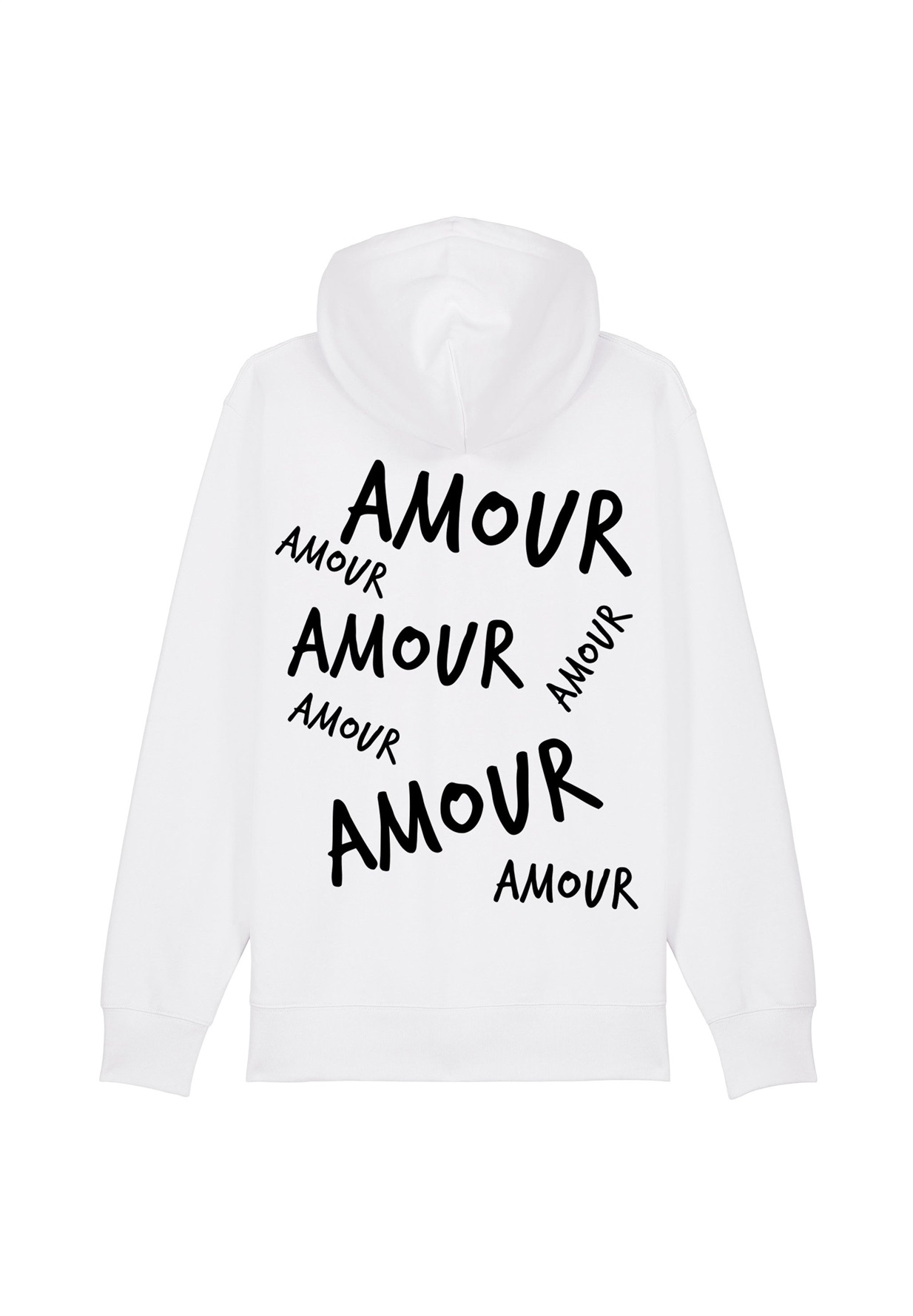 Mira Paris AMOUR3 BACK PRINT - Sweatjacke - white/weiß