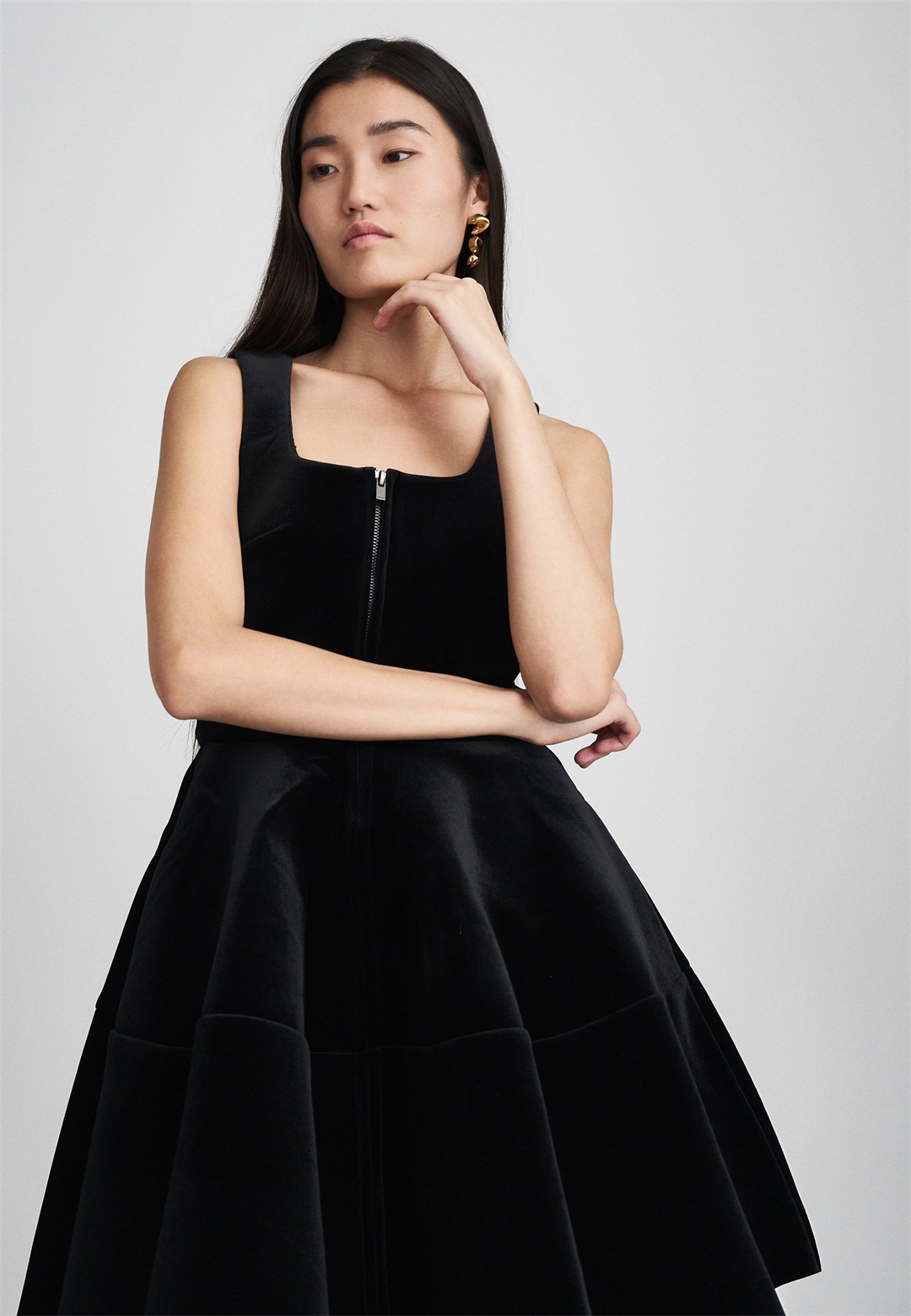 Maje RELVETINA - Freizeitkleid - noir/schwarz