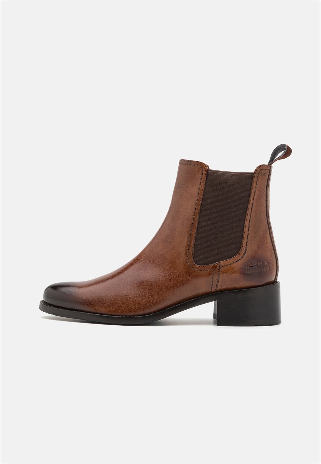 Melvin & Hamilton KAYA 1 - Stiefelette - wood/dark brown/rich tan/navy/cognac