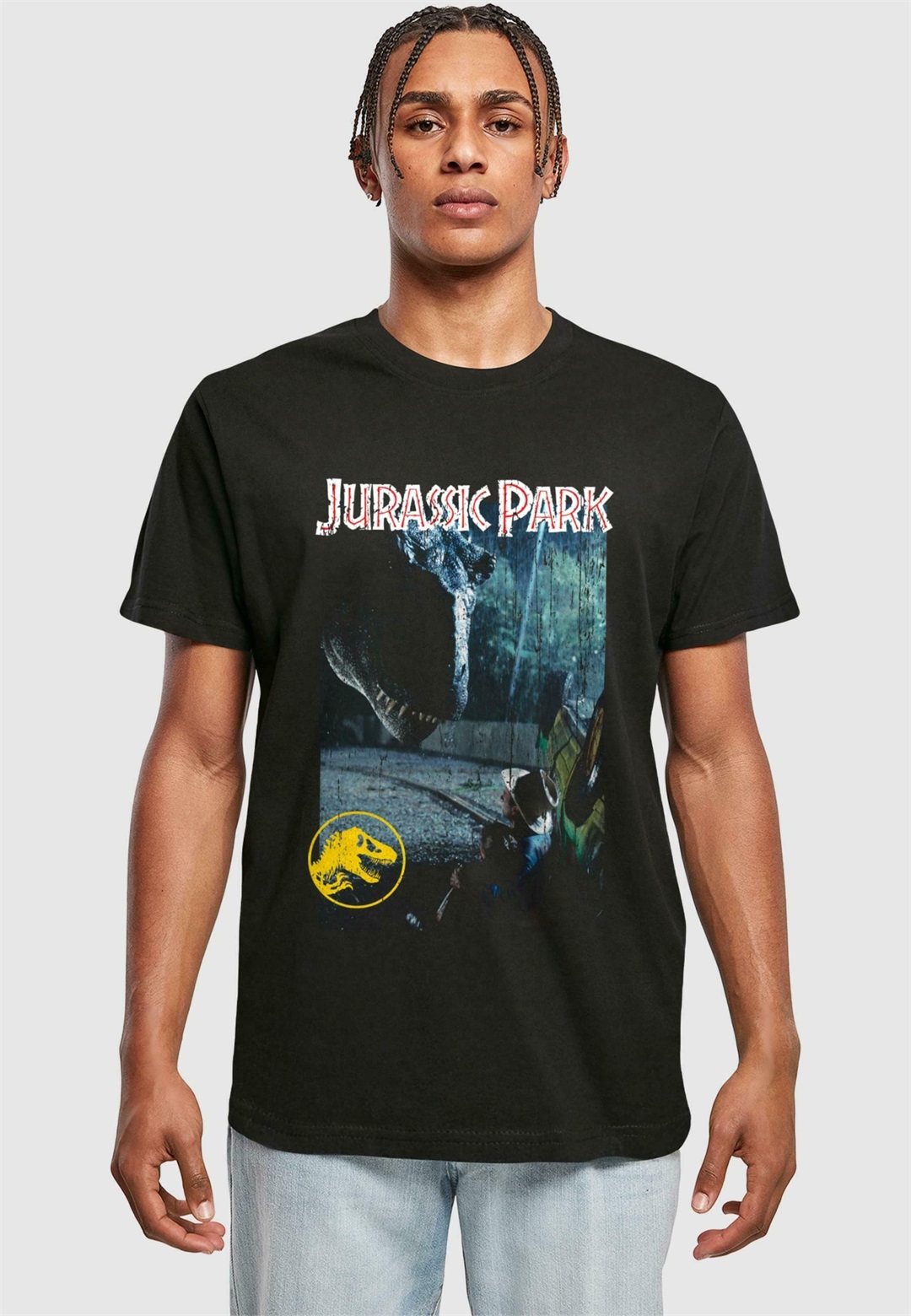 Merchcode JURASSIC PARK T-REX - T-Shirt print - black/schwarz