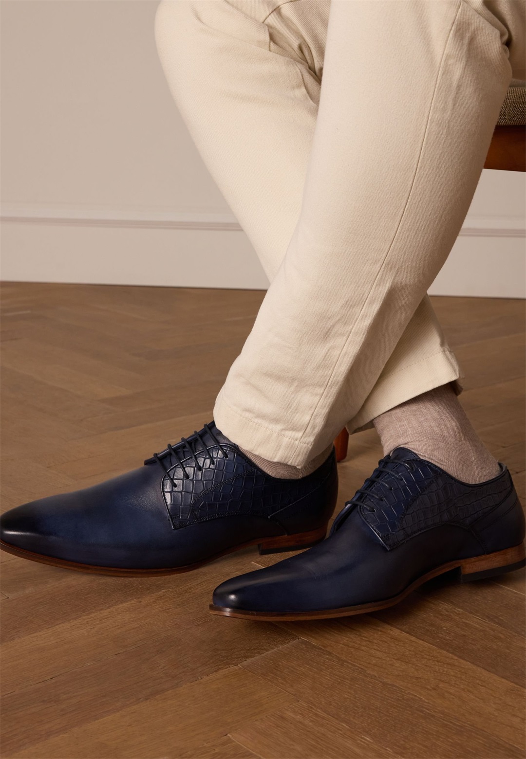 Manfield Business-Schnürer - blau