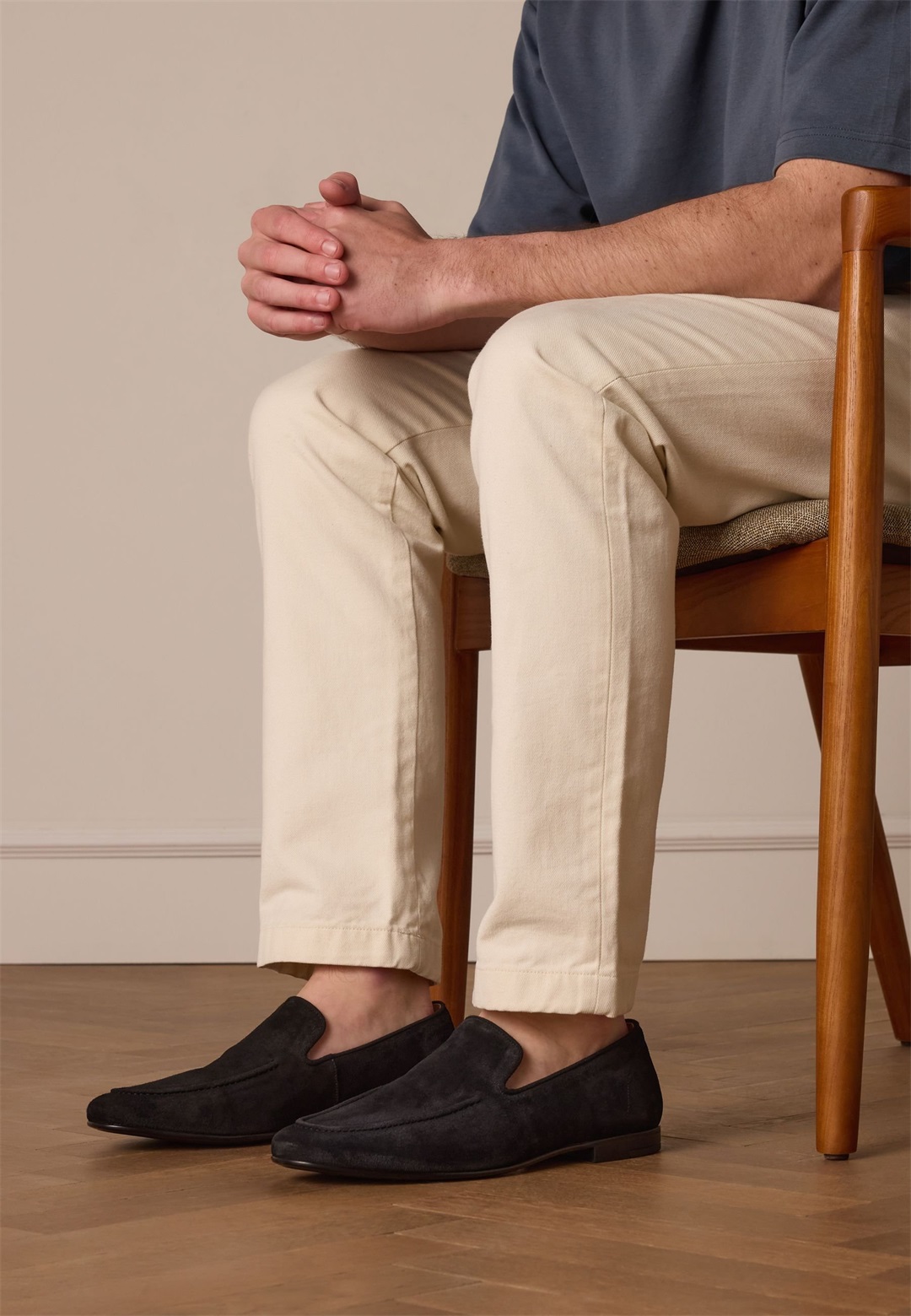 Manfield LOAFER - Slipper - schwarz