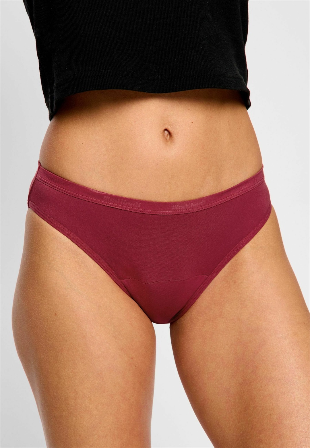 Modibodi MODERATE FLOW PERIOD PANTY - Menstruationsunterwäsche - bud red/bordeaux