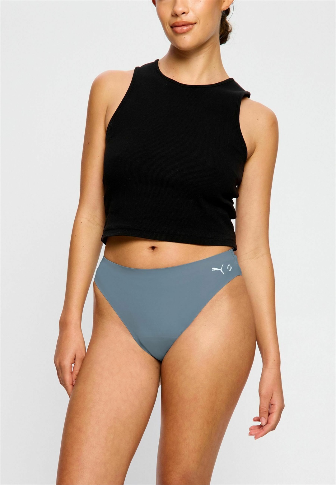Modibodi SEAMLESS PERIOD PANTY MODERATE FLOW - Menstruationsunterwäsche - native blue/hellblau