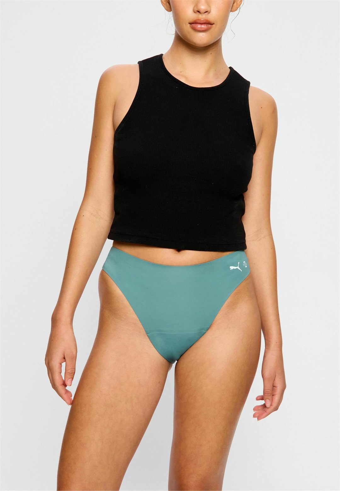 Modibodi SEAMLESS PERIOD PANTY MODERATE FLOW - Menstruationsunterwäsche - sage green/grün