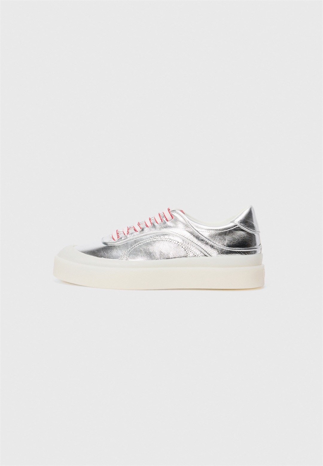 MAX&Co. CHUNKY - Sneaker low - silver-coloured/silberfarben