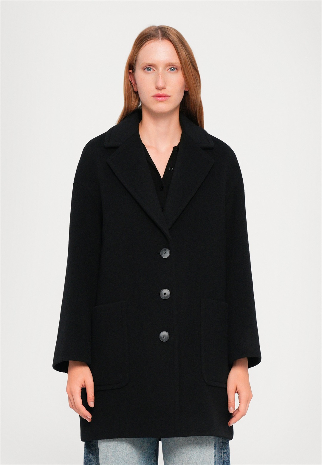 MAX&Co. TAROCCO - Klassischer Mantel - schwarz