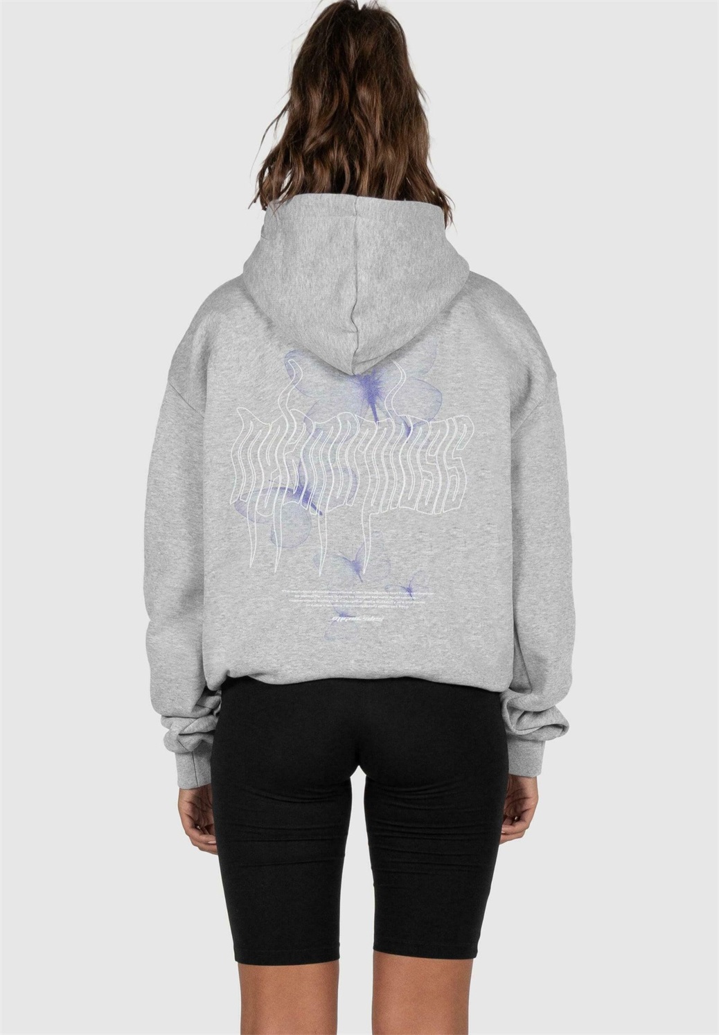 MJ Gonzales METAMORPHOSE HEAVY - Kapuzenpullover - grey/hellgrau-meliert