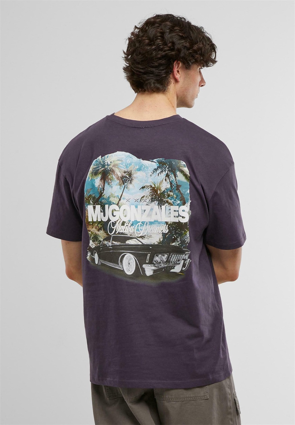 MJ Gonzales HEAVY - MALIBU DREAMERS - T-Shirt print - purplenight/dunkellila