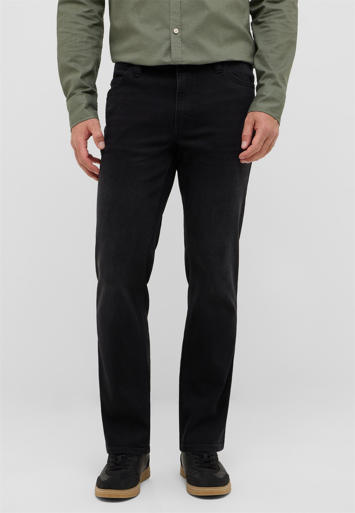 Mustang STYLE TRAMPER - Jeans Straight Leg - schwarz/black denim