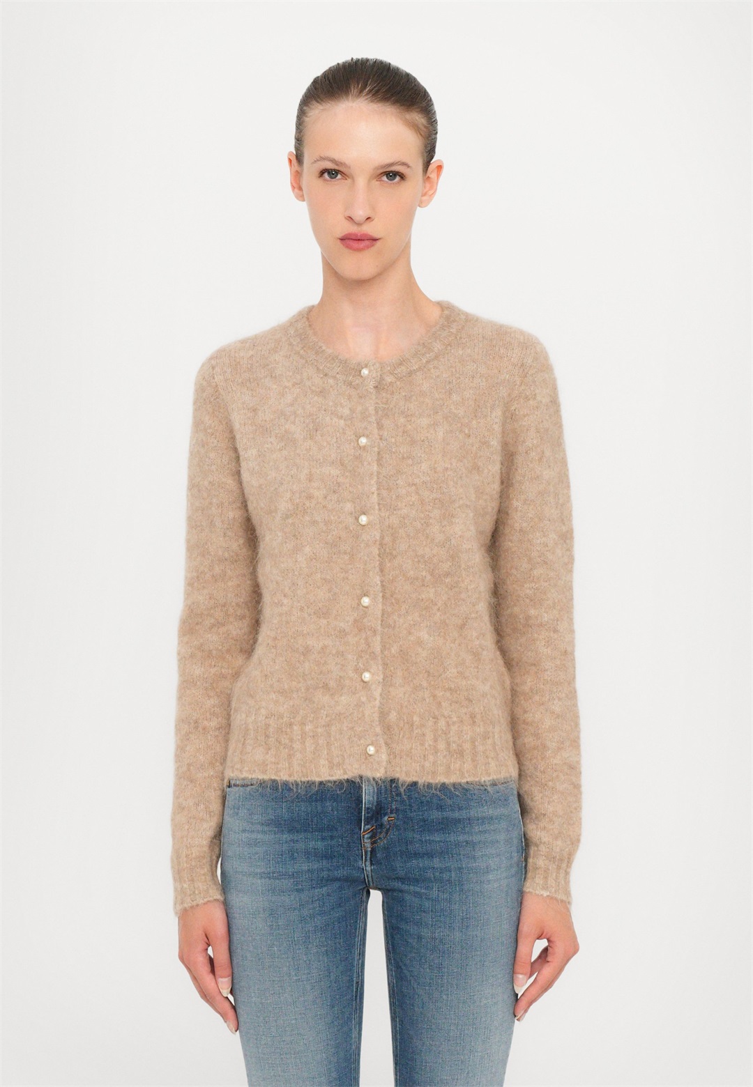 MUNTHE POVILLA - Strickjacke - sand
