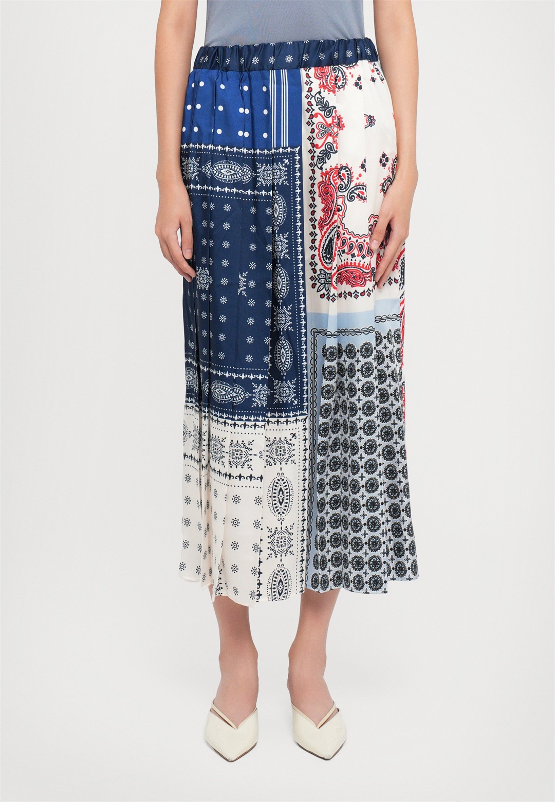 WEEKEND MaxMara LUNA - A-Linien-Rock - blu/blau