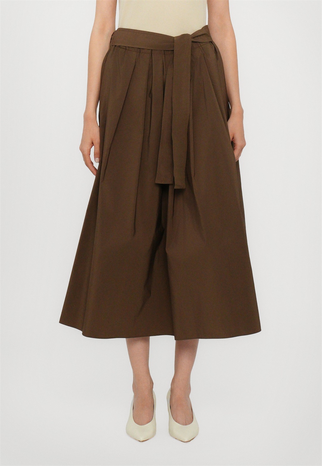 WEEKEND MaxMara ZARDA - A-Linien-Rock - cioccolato/braun