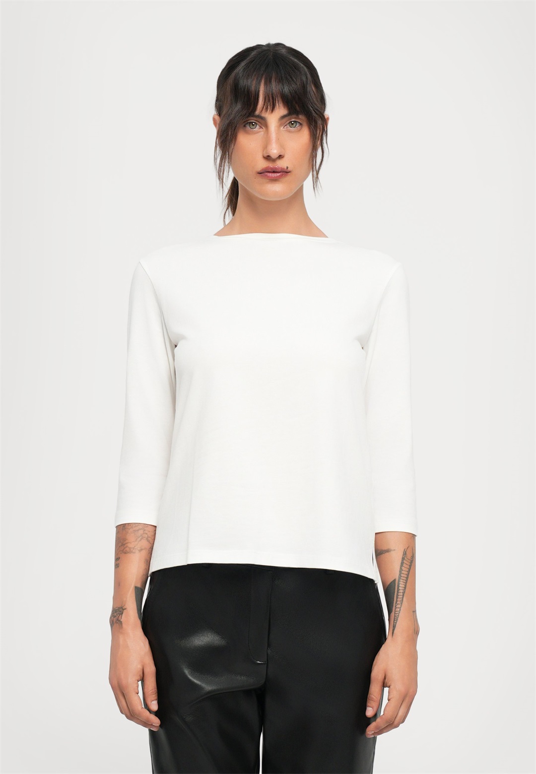 WEEKEND MaxMara MULTIA - Langarmshirt - bianco/weiß