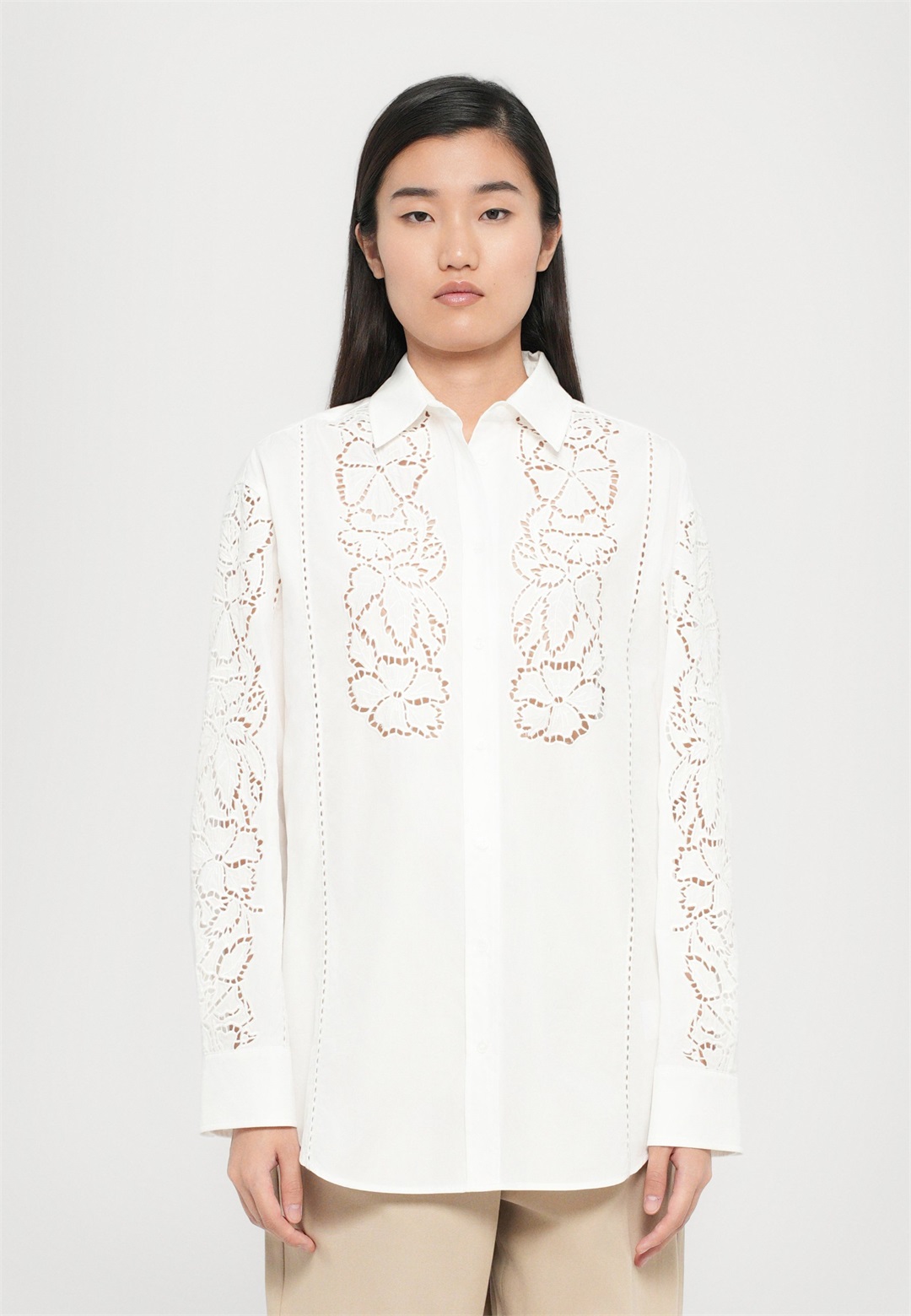 WEEKEND MaxMara ELMI - Hemdbluse - bianco/weiß