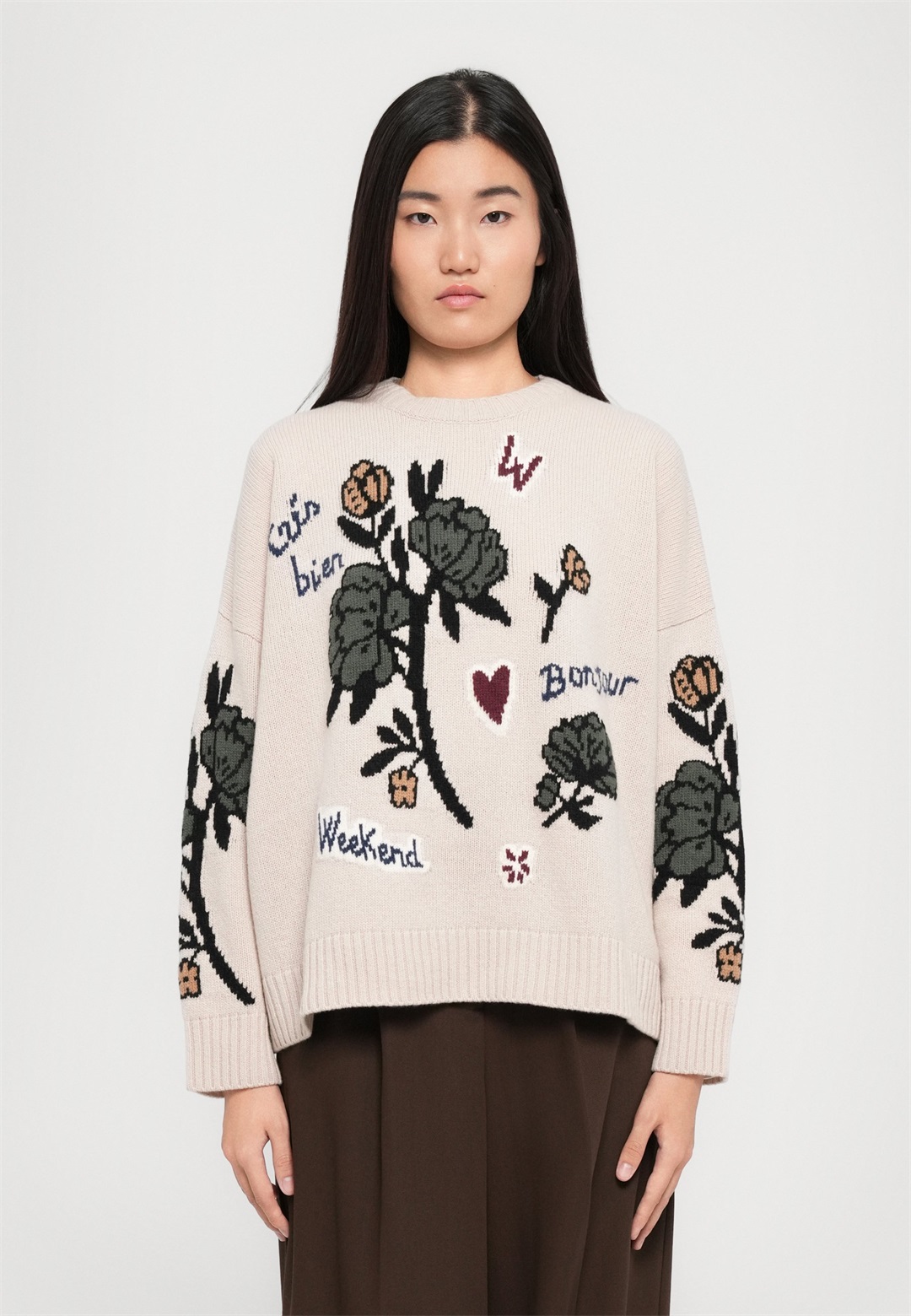 WEEKEND MaxMara PAVIDI - Strickpullover - ecru/offwhite