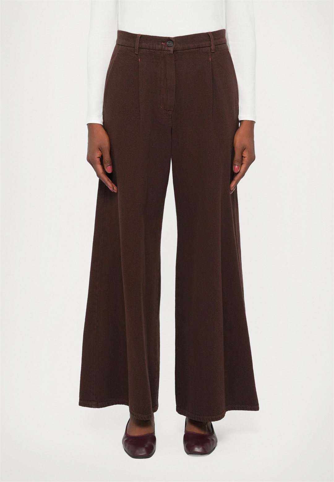 WEEKEND MaxMara NANDA - Jeans Relaxed Fit - cioccolato/braun