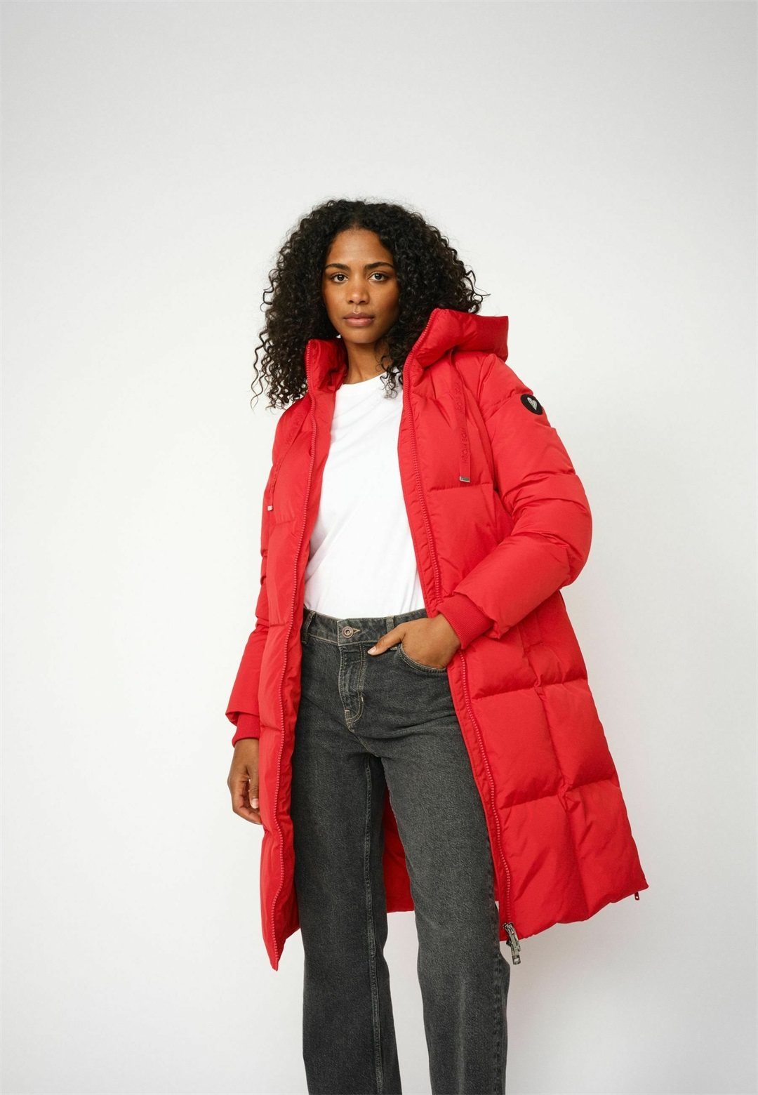 Mos Mosh NOVA SQUARE - Daunenmantel - chinese red/rot