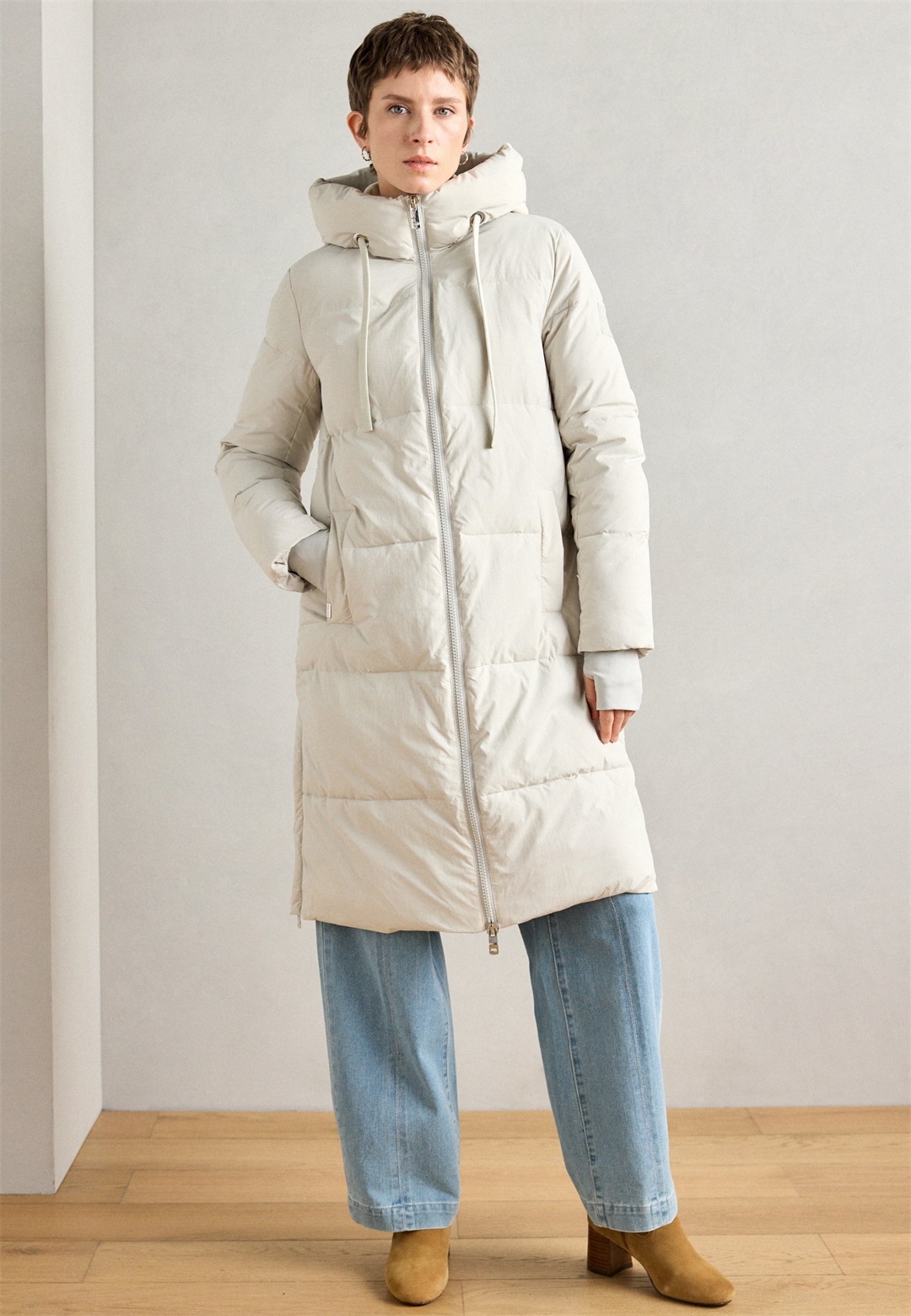 Mos Mosh TERMA COAT - Wintermantel - glacier gray/hellgrau