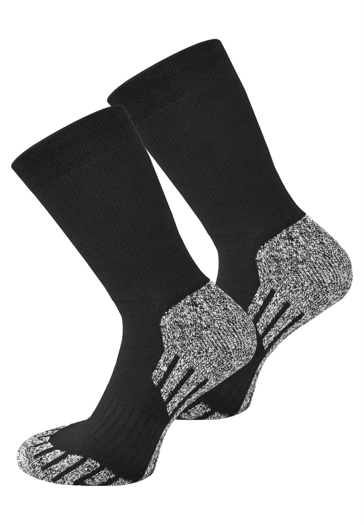 Normani TREK MID CUT 2 PACK - Socken - schwarz