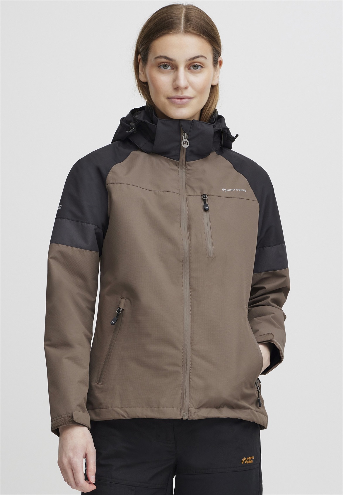 North Bend NBTOANA W W-PRO 10.000 MIT WASSERDICHTER BESCHICHTUNG - Regenjacke / wasserabweisende Jacke - grey/grau