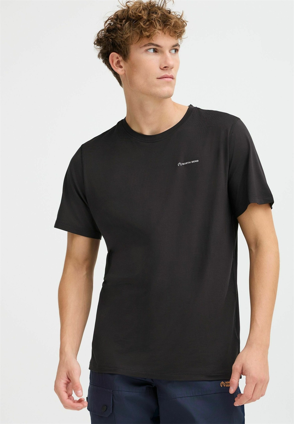North Bend NBADRIAN M - T-Shirt basic - black/schwarz