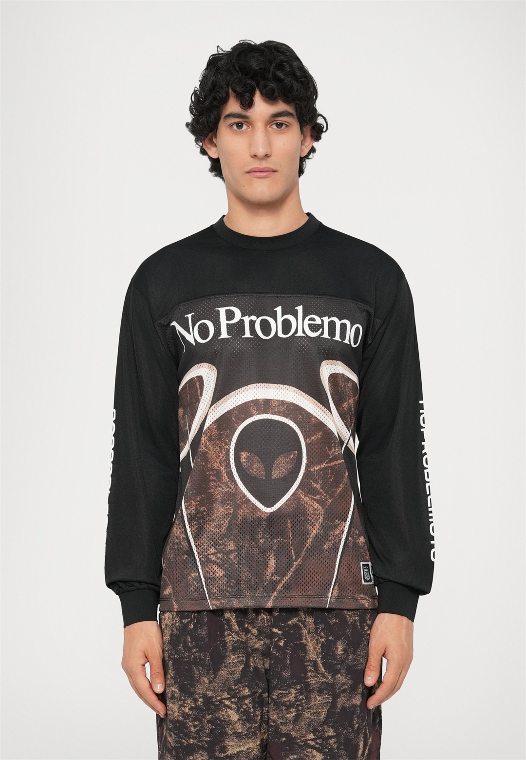 No Problemo ALIEN MOTO SHIRT - Langarmshirt - black/schwarz