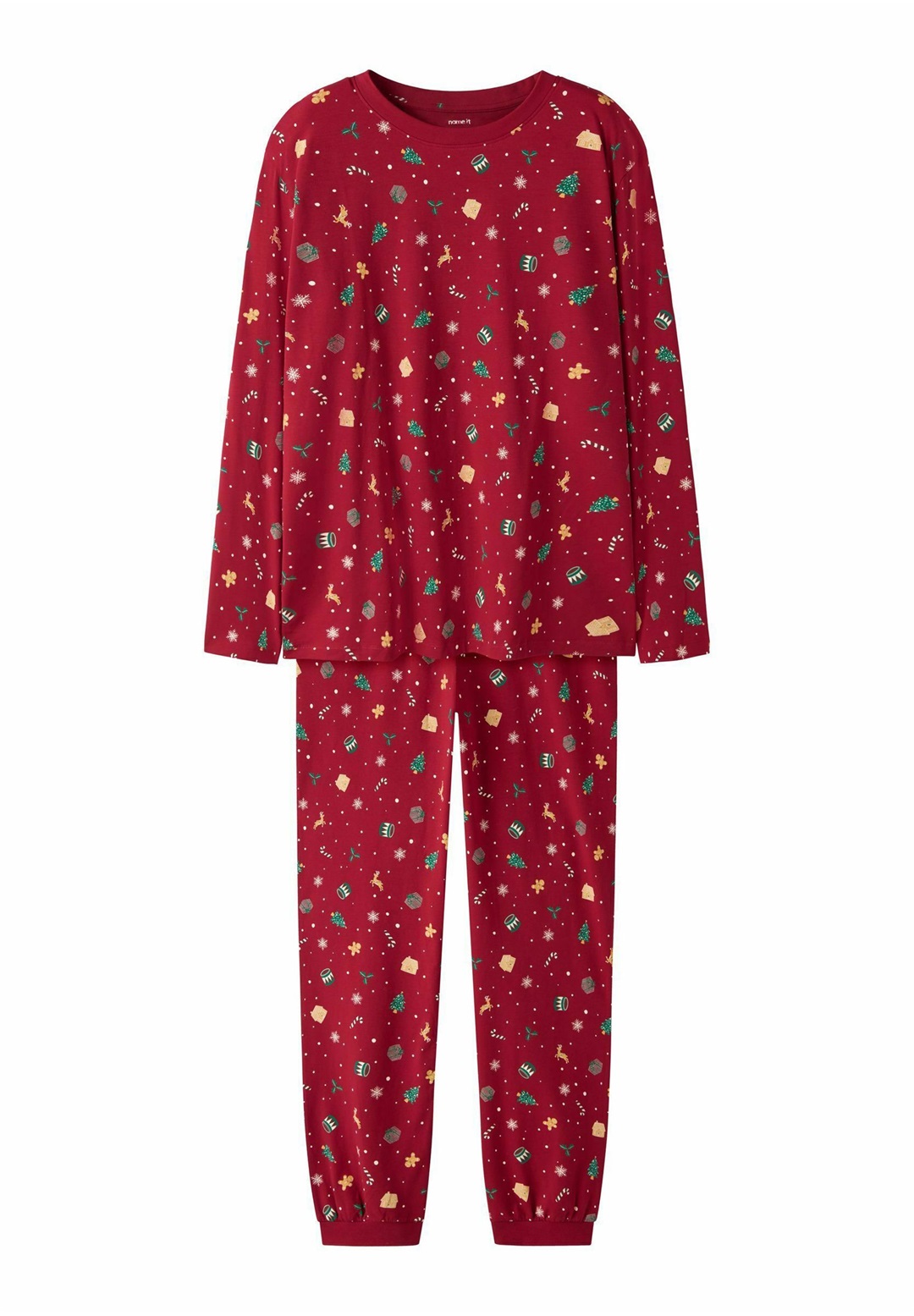 Name it SET WEIHNACHTS - Nachtwäsche Set - jester red/pink