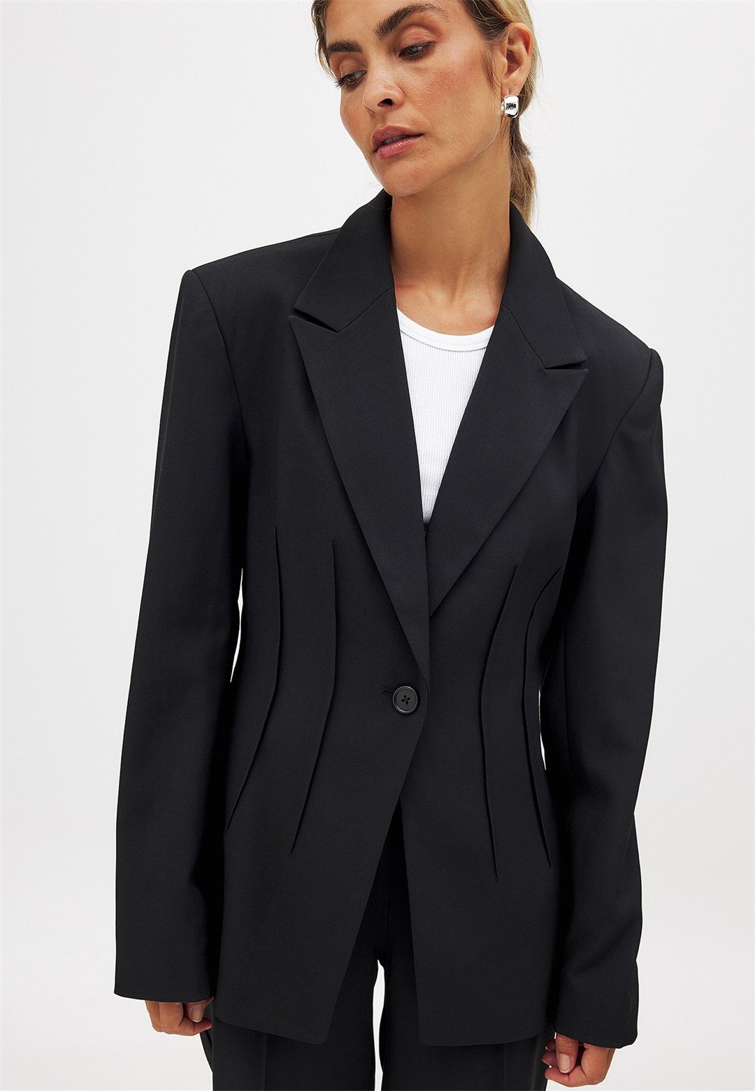 NA-KD Blazer - black/schwarz