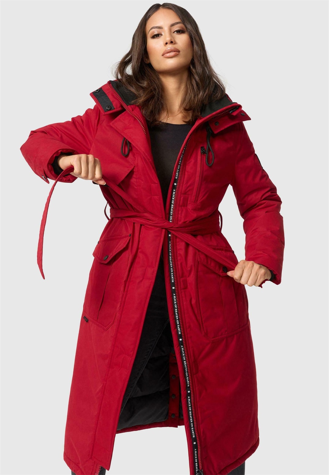 Navahoo HOKULANII - Parka - dark red/dunkelrot