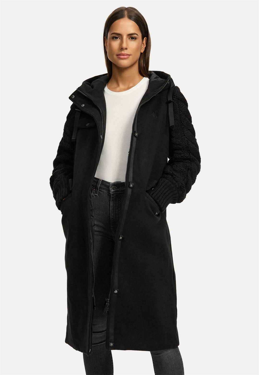 Navahoo Parka - black/schwarz