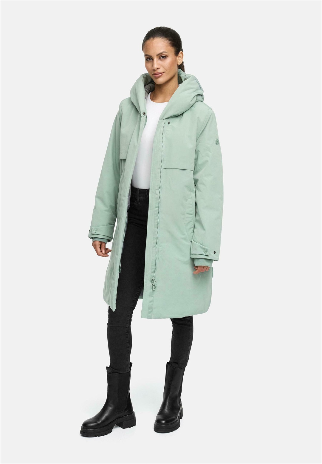 Navahoo DOMINGAA - Parka - smokey mint/mint