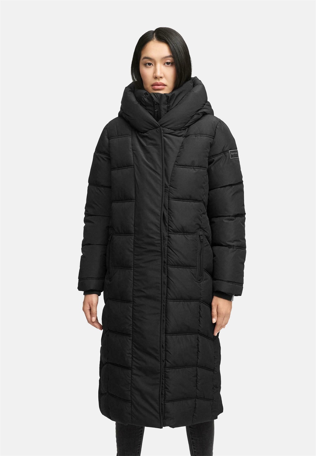 Navahoo ENGELSFEDER - Wintermantel - black/schwarz