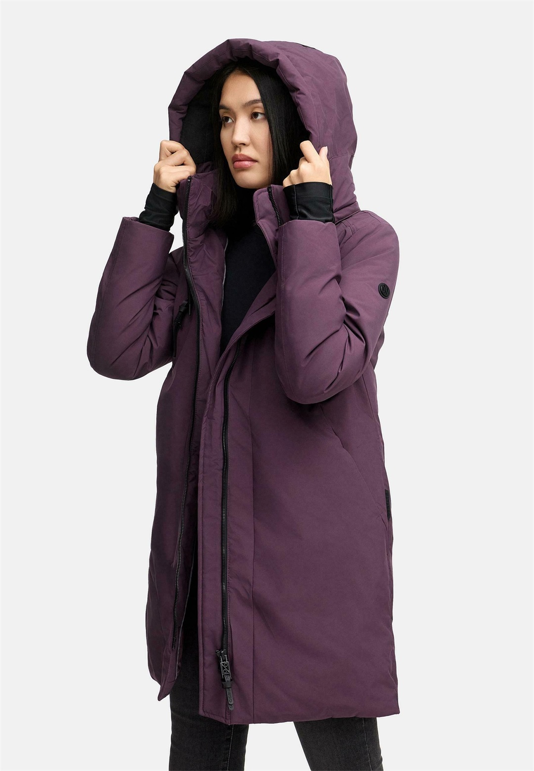 Navahoo WINTERZART - Wintermantel - dusty plum/lila