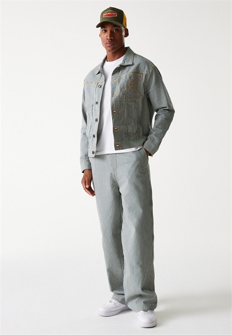 New Era UNISEX - Jeansjacke - hellblau